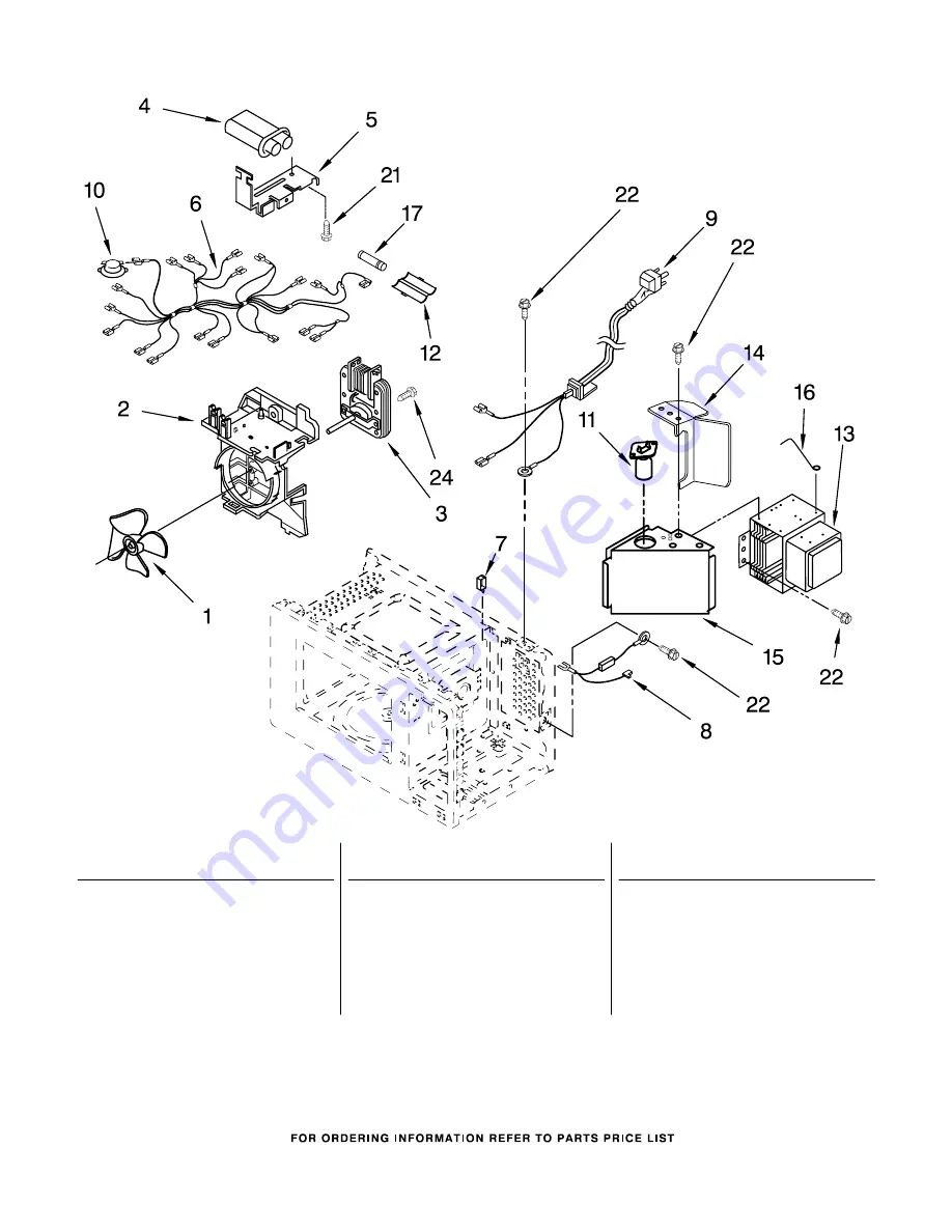 KitchenAid KCMS1555RBL0 Parts List Download Page 5