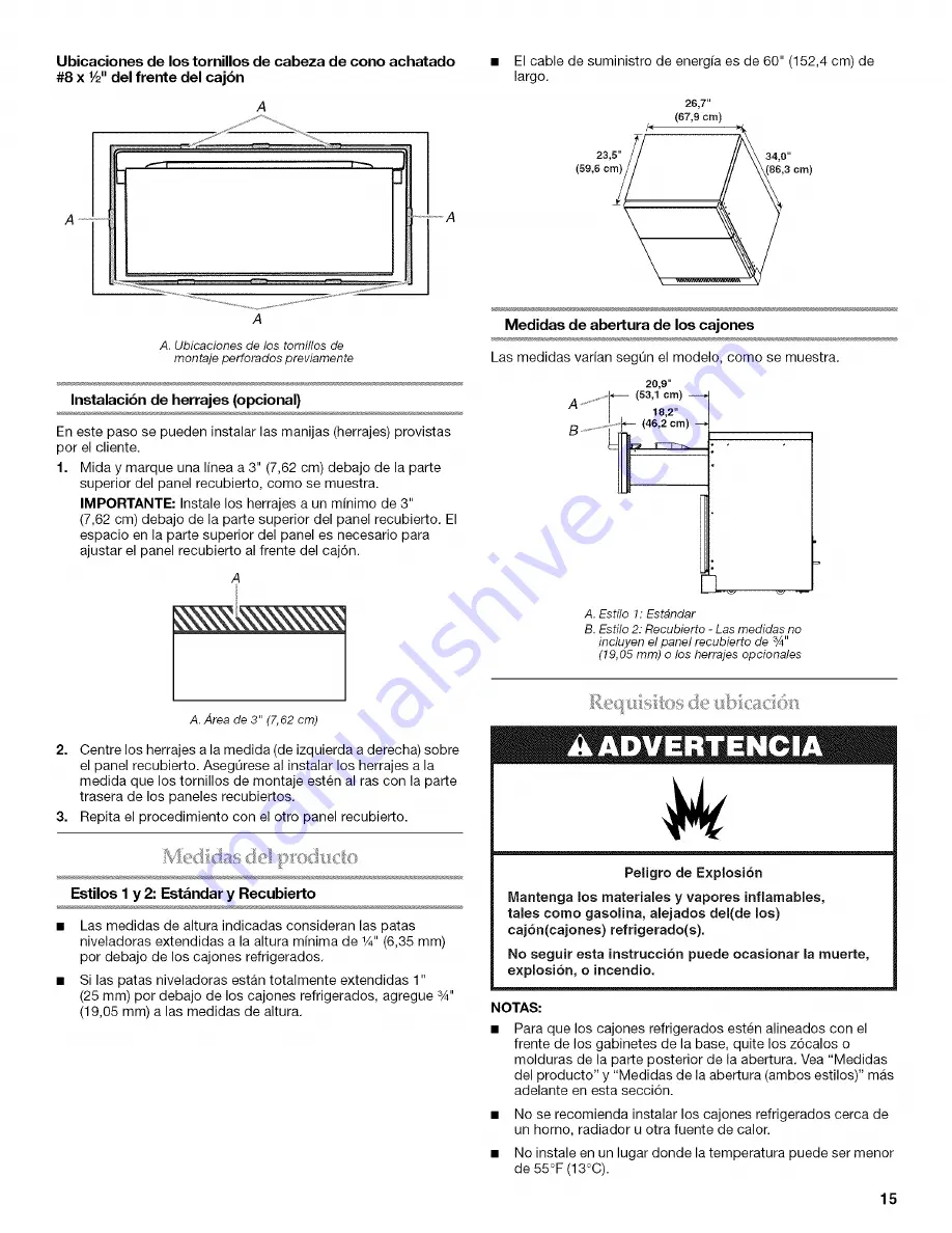 KitchenAid KDDA27TRS Installation Instructions Manual Download Page 15