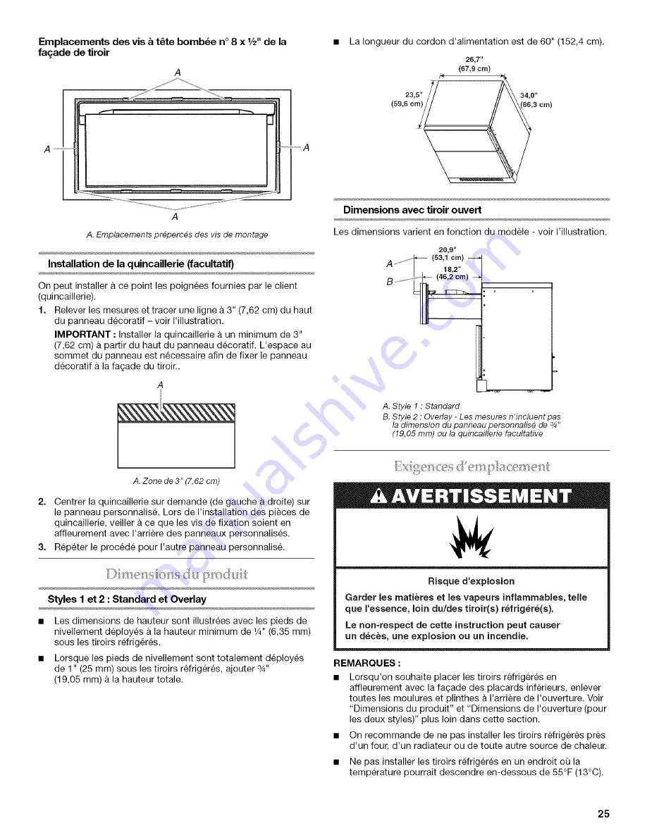 KitchenAid KDDA27TRS Installation Instructions Manual Download Page 25