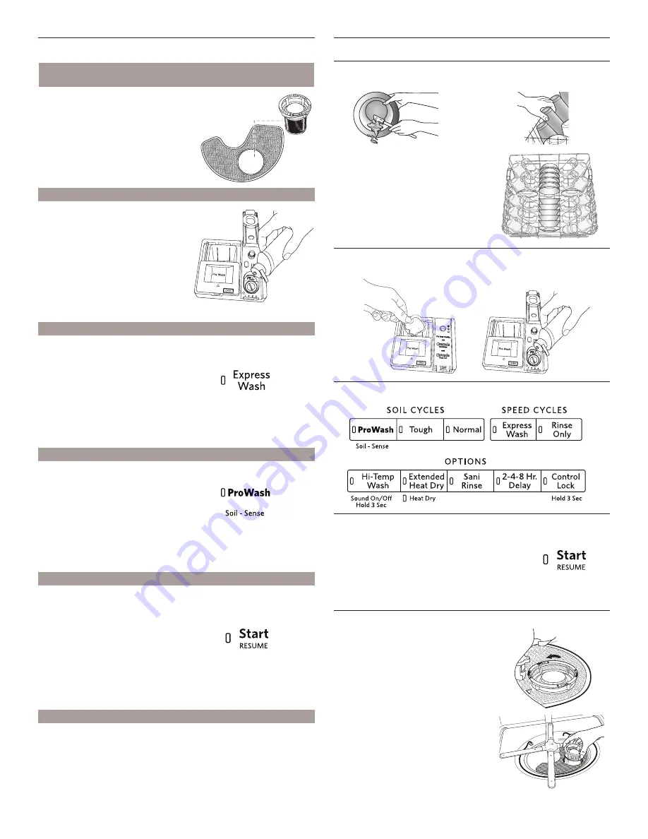 KitchenAid KDFE104HBL Скачать руководство пользователя страница 5