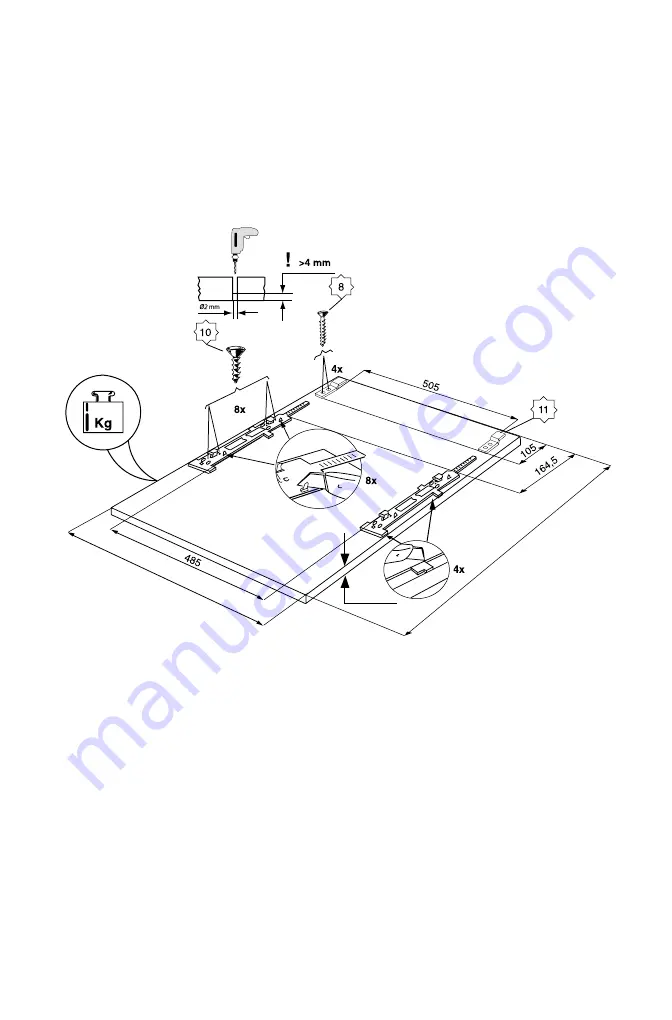 KitchenAid KDFX 6020 Assembly Instructions Manual Download Page 16