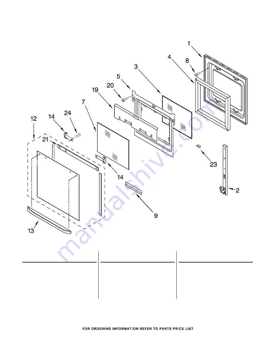 KitchenAid KDRP407HSS1 Parts List Download Page 3