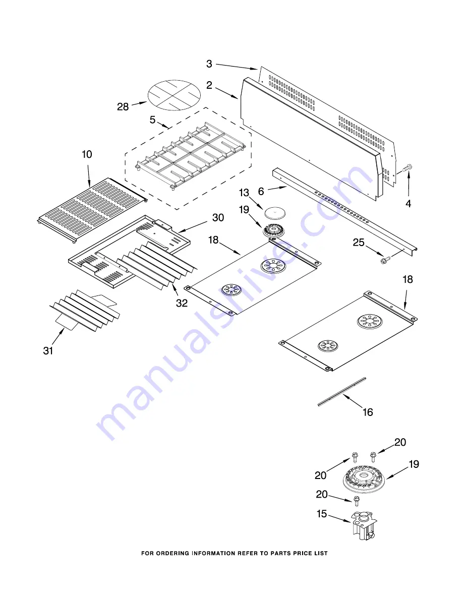 KitchenAid KDRP462LSS0 Parts List Download Page 7