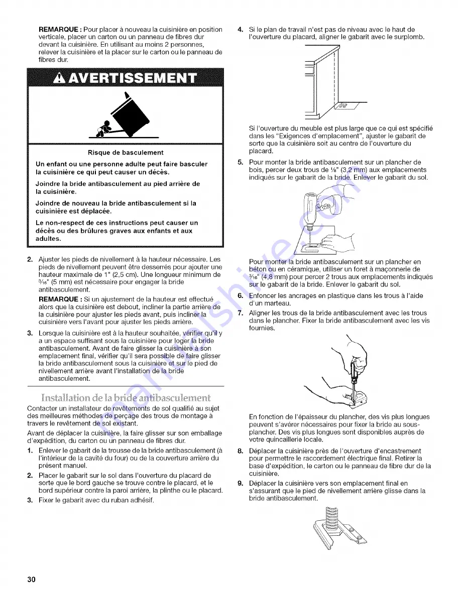 KitchenAid KDSS907SSS01 Installation Instructions Manual Download Page 30