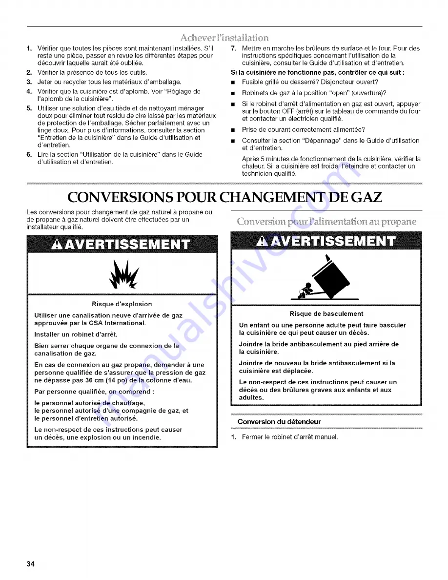 KitchenAid KDSS907SSS01 Installation Instructions Manual Download Page 34