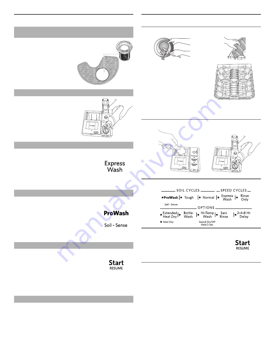 KitchenAid KDTE334GPS Скачать руководство пользователя страница 5