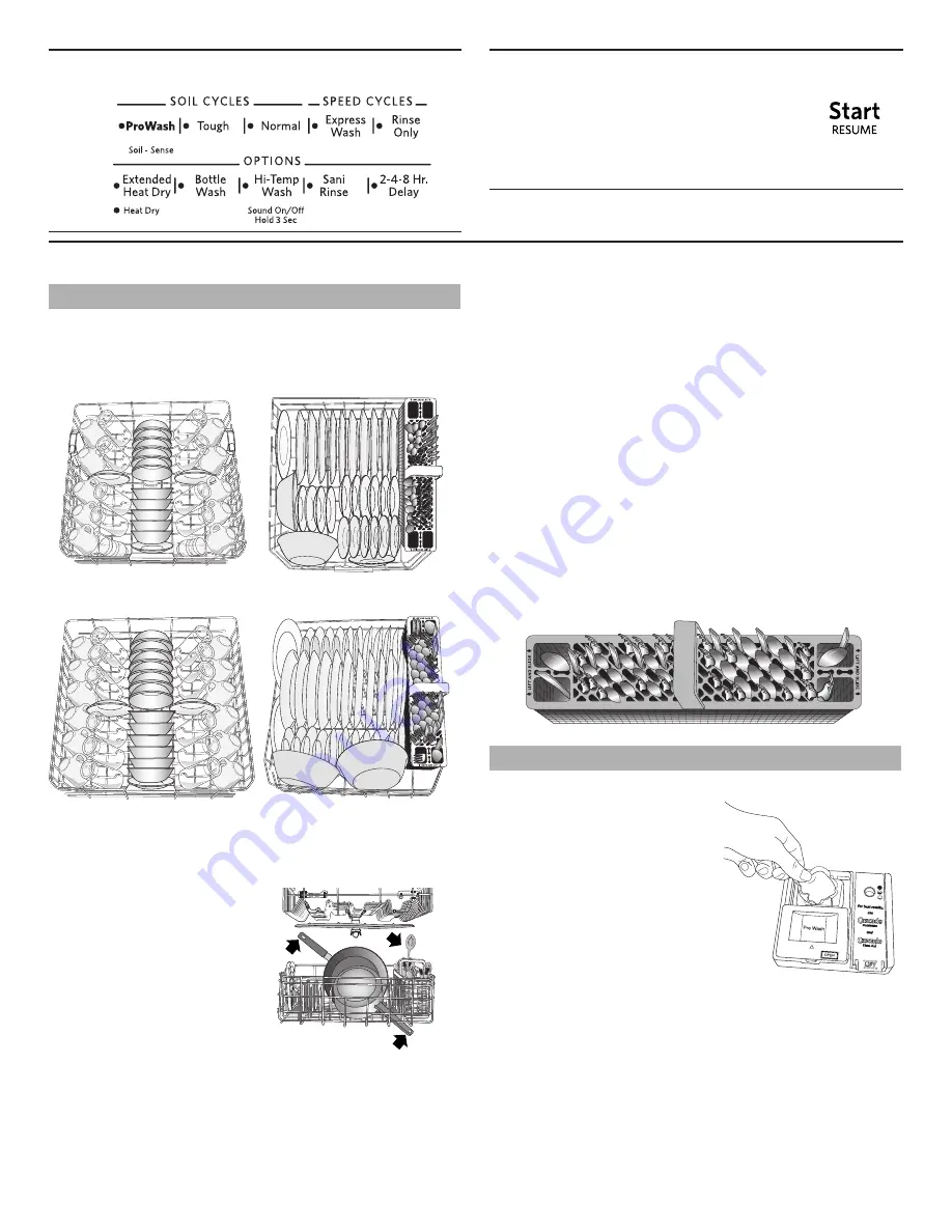 KitchenAid KDTE334GPS Скачать руководство пользователя страница 42