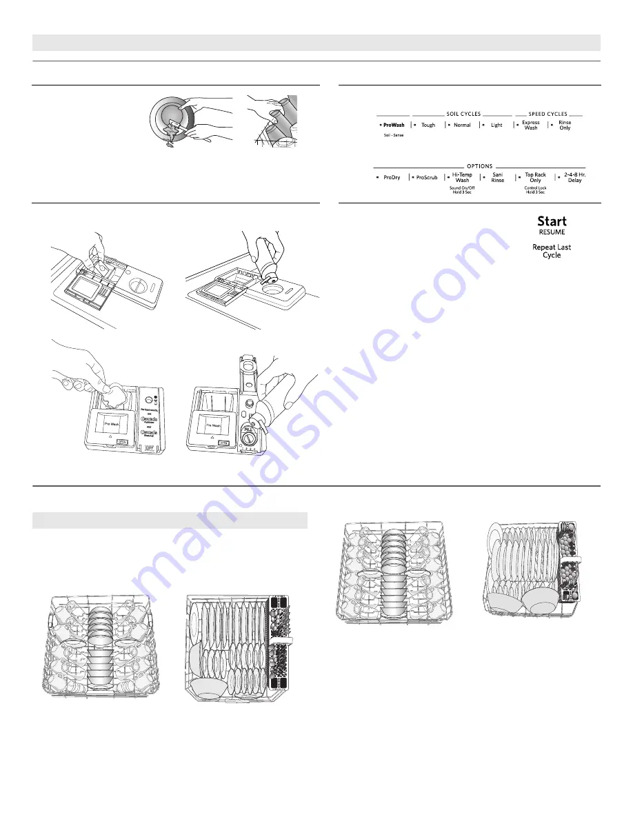 KitchenAid KDTM354EBL Скачать руководство пользователя страница 6