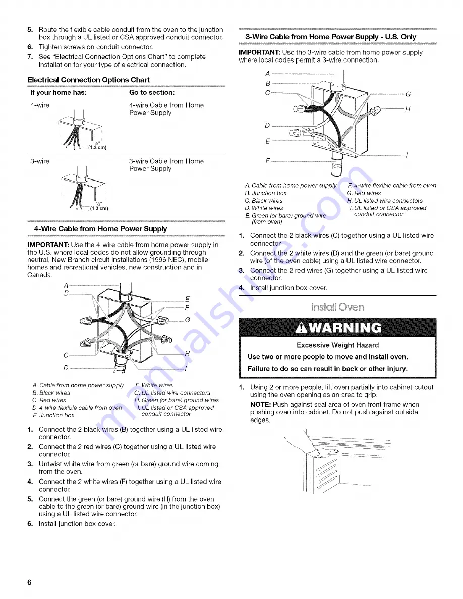 KitchenAid KEB Installation Instructions Manual Download Page 6