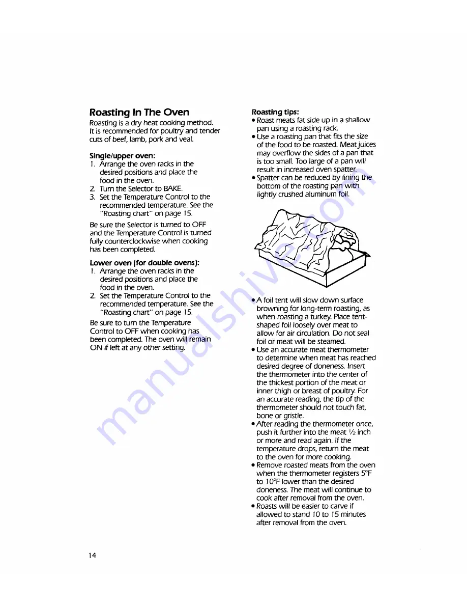 KitchenAid keb1271w Use And Care Manual Download Page 14