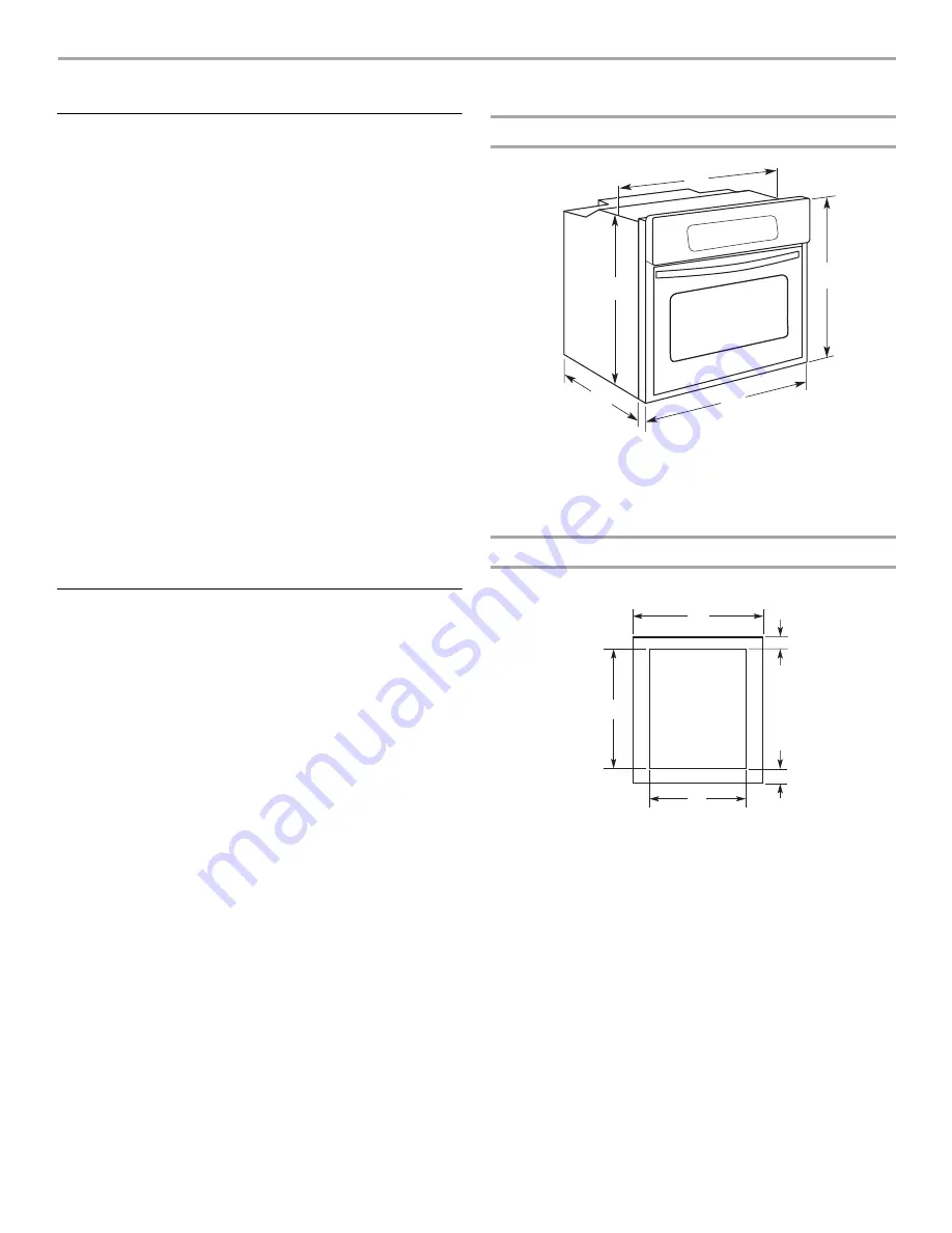 KitchenAid KEBC167MSS - Architect Series 36'' Single Electric Wall Oven Installation Instructions Manual Download Page 3