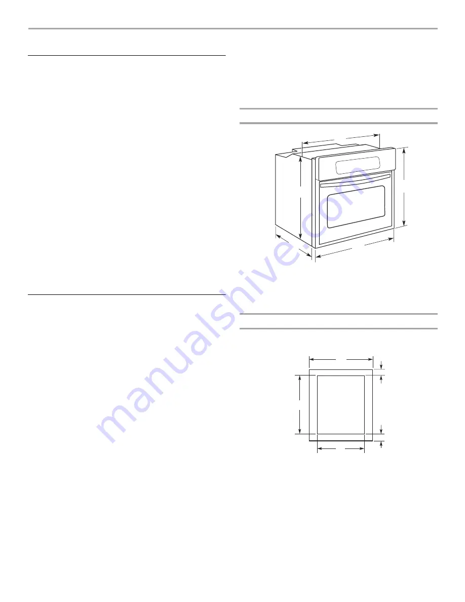 KitchenAid KEBC167MSS - Architect Series 36'' Single Electric Wall Oven Installation Instructions Manual Download Page 10