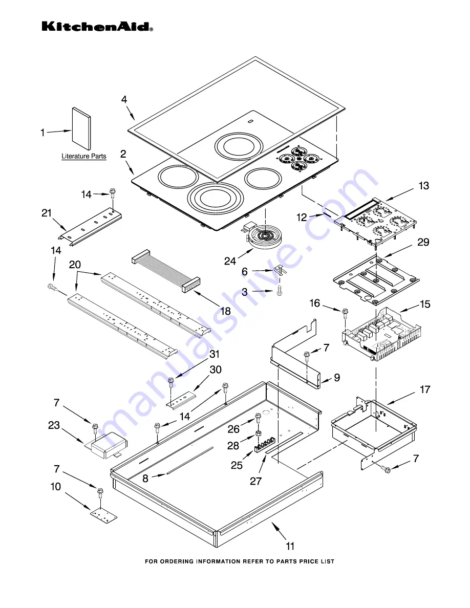 KitchenAid KECC508RPB04 Скачать руководство пользователя страница 1