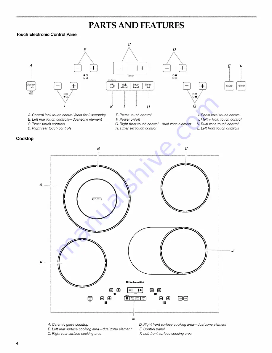 KitchenAid KECC548BSS Скачать руководство пользователя страница 4