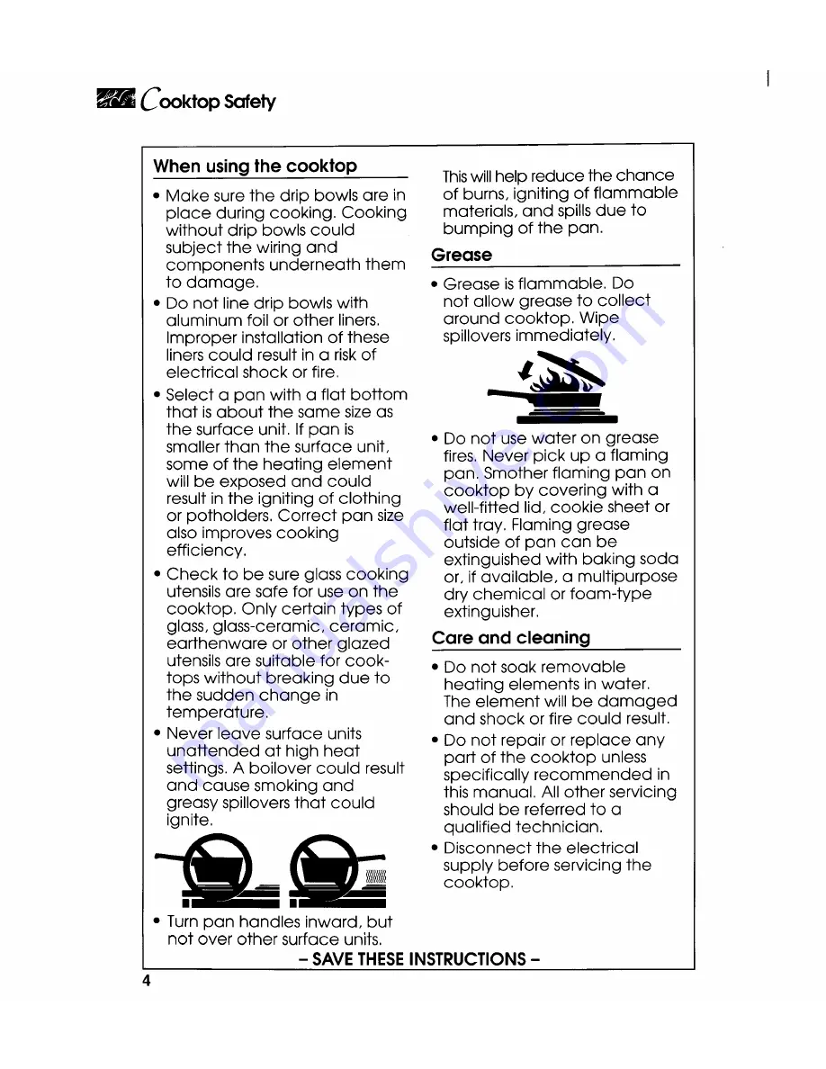 KitchenAid KECG260 Use And Care Manual Download Page 4