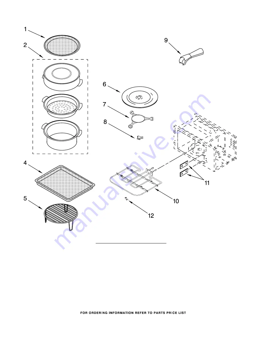 KitchenAid KEMS308SBL04 Parts List Download Page 9