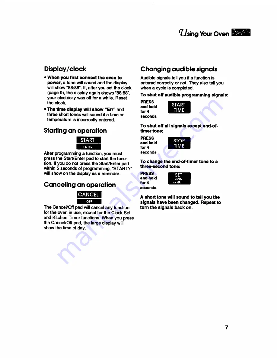 KitchenAid KEMS377B Use And Care Manual Download Page 7