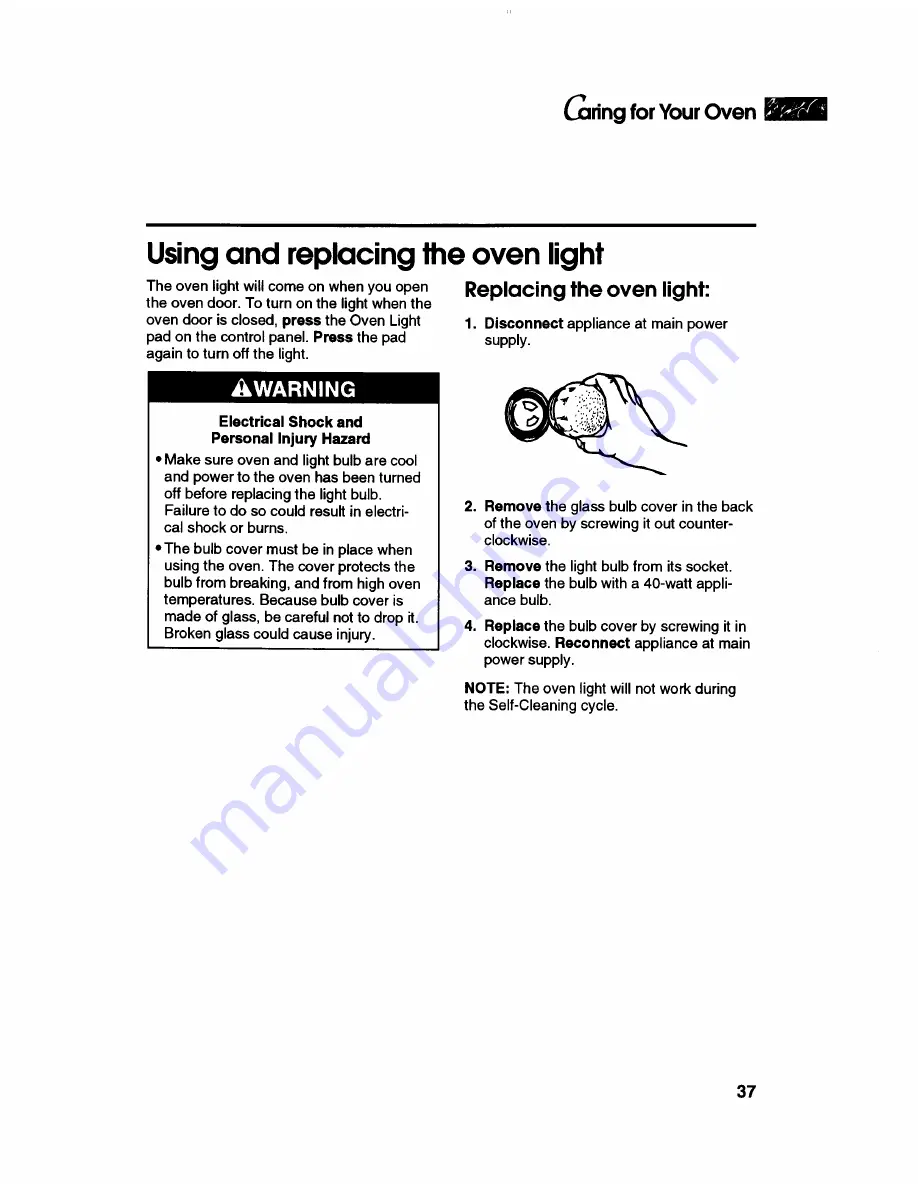 KitchenAid KEMS377B Use And Care Manual Download Page 37