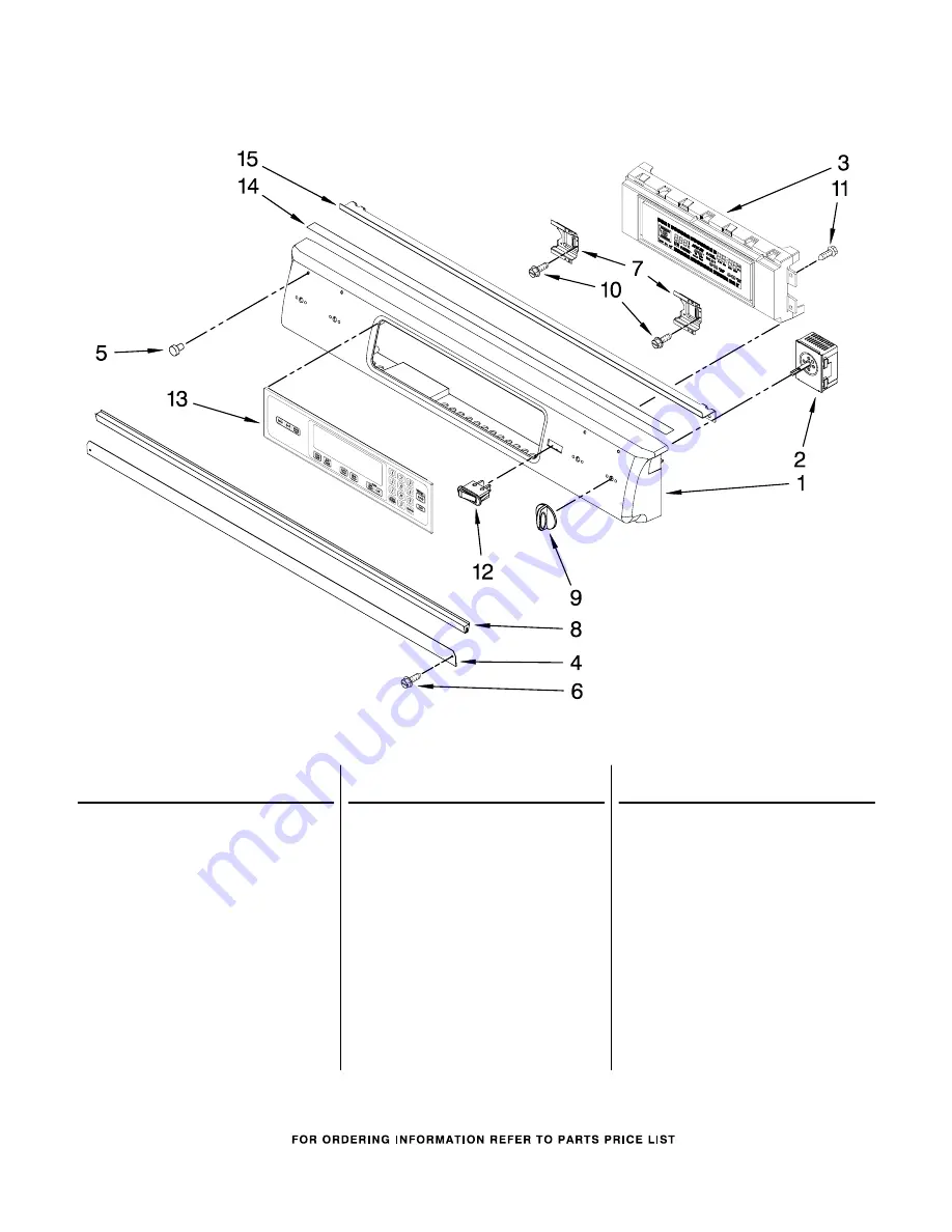 KitchenAid KESK901SBL01 Parts List Download Page 8