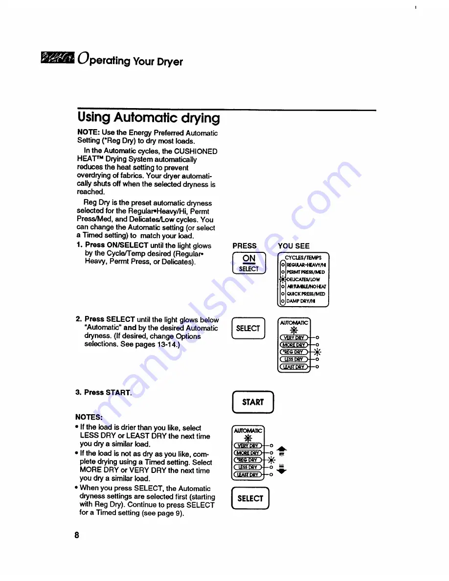 KitchenAid KEYW977B Use And Care Manual Download Page 8