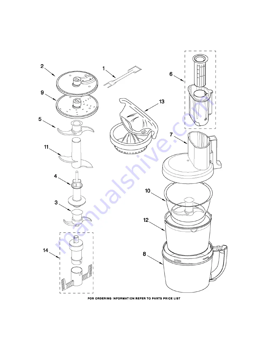 KitchenAid KFP710 Service Manual Download Page 42