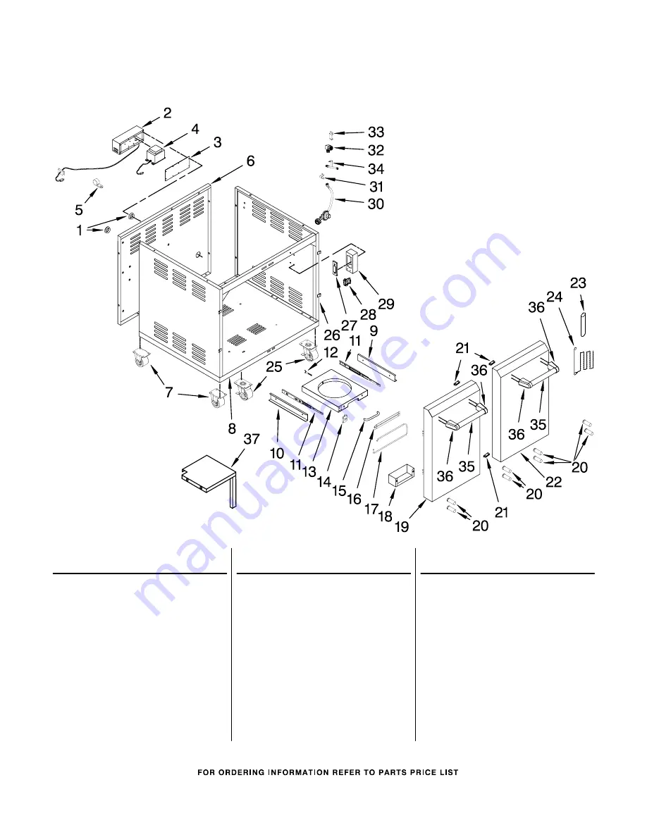 KitchenAid KFRS361TSS00 Parts List Download Page 3