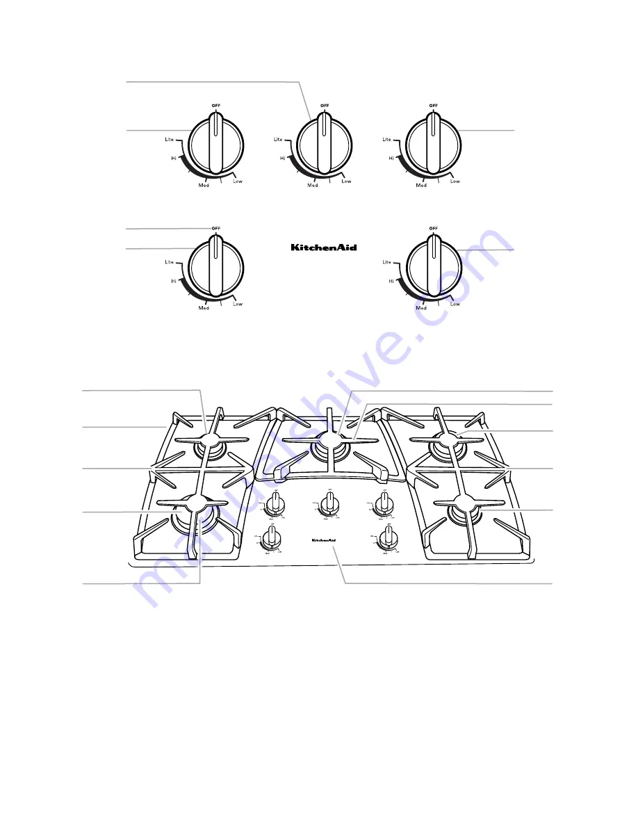 KitchenAid KGCC505 Скачать руководство пользователя страница 5