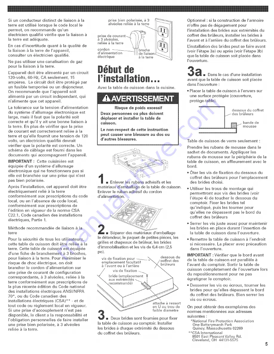 KitchenAid KGCC505HBL04 Installation Instructions Manual Download Page 13