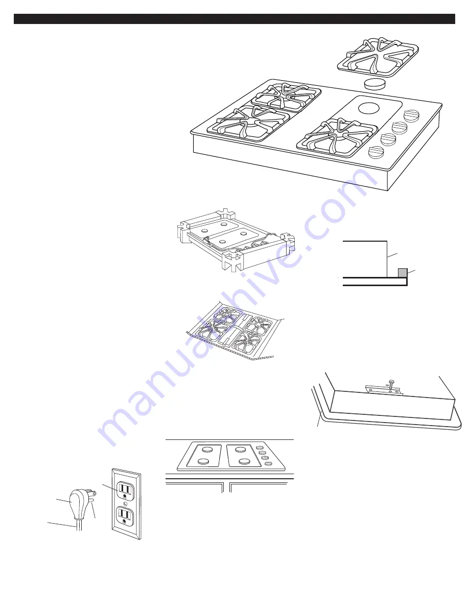 KitchenAid KGCS105GSS - 30 Inch Sealed Burner Gas Cooktop Скачать руководство пользователя страница 13