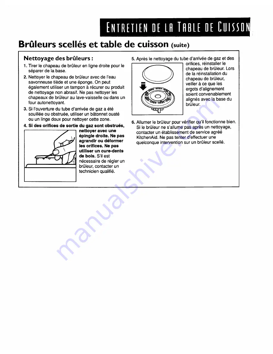 KitchenAid KGCT305E Use & Care Manual Download Page 31