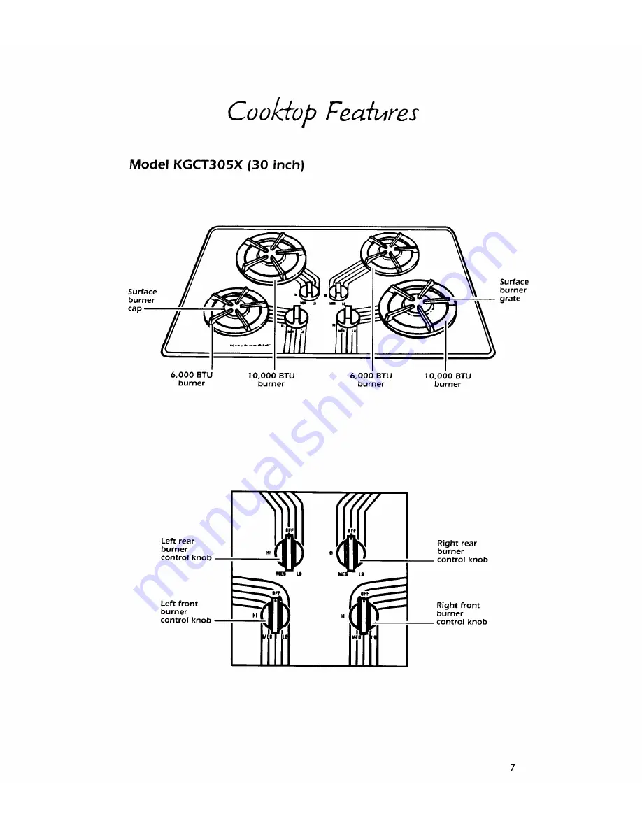 KitchenAid KGCT305X Скачать руководство пользователя страница 7