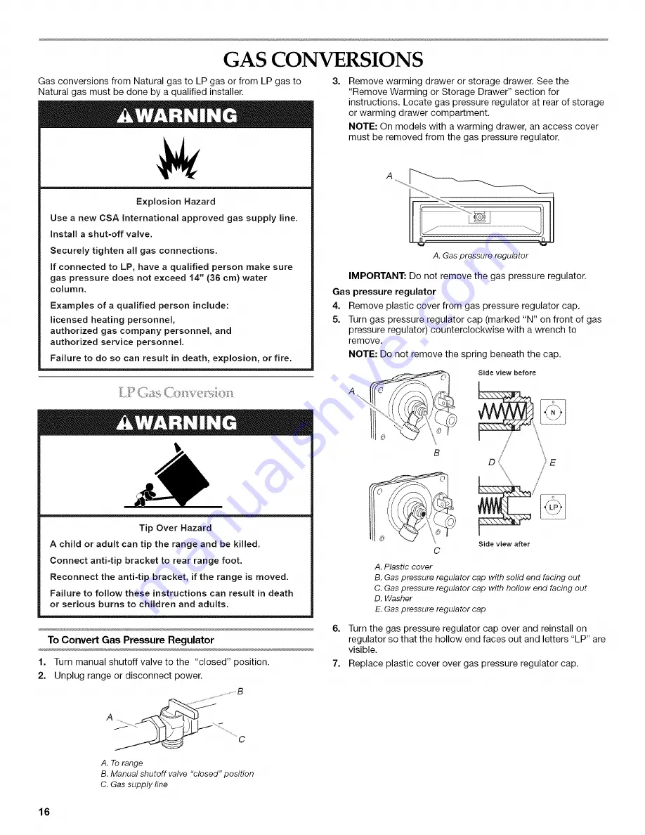 KitchenAid KGSK901SBL02 Installation Instructions Manual Download Page 16