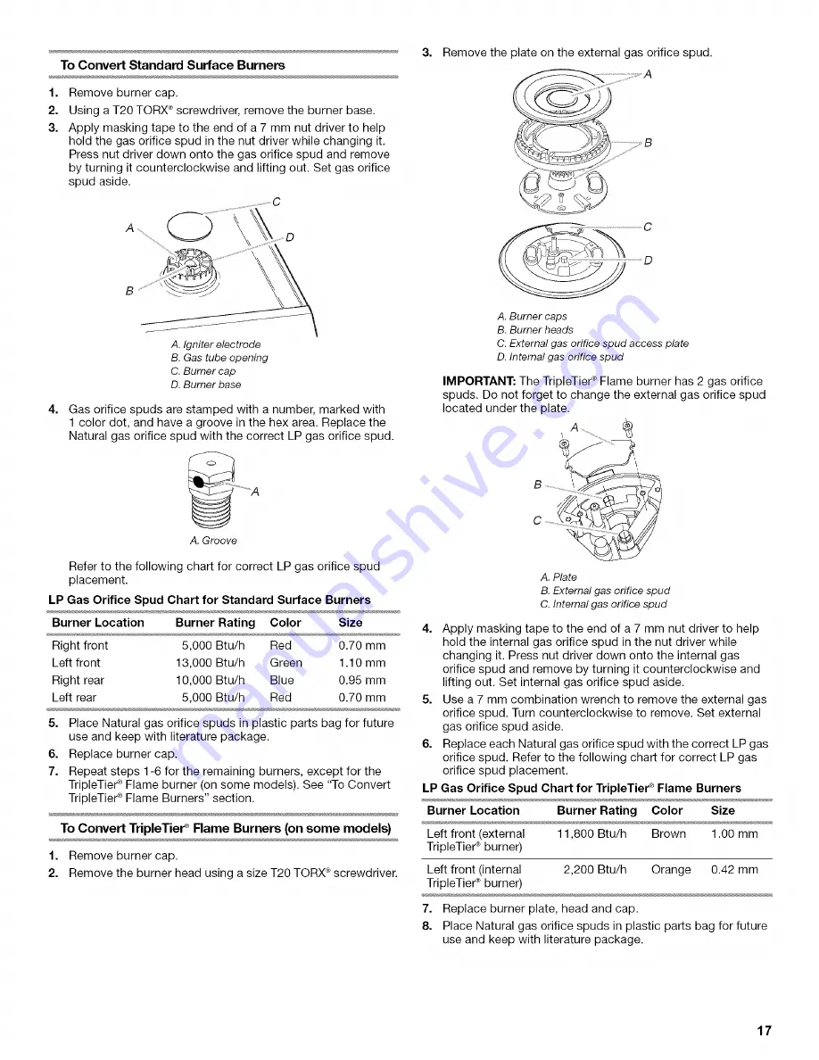 KitchenAid KGSK901SBL02 Скачать руководство пользователя страница 17