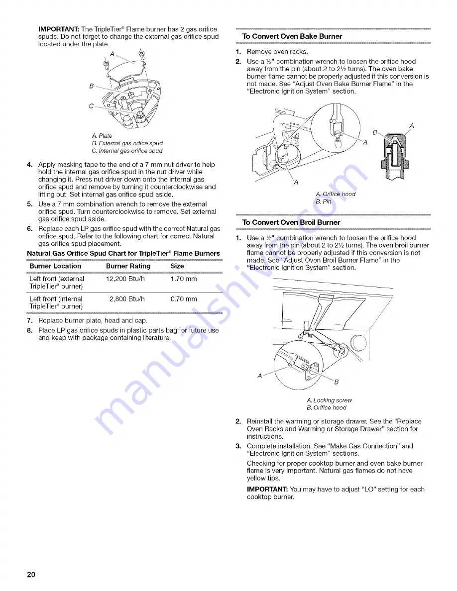 KitchenAid KGSK901SBL02 Скачать руководство пользователя страница 20