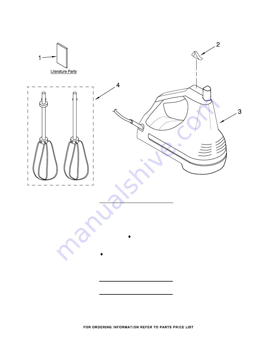 KitchenAid KHM3WH5 Скачать руководство пользователя страница 2