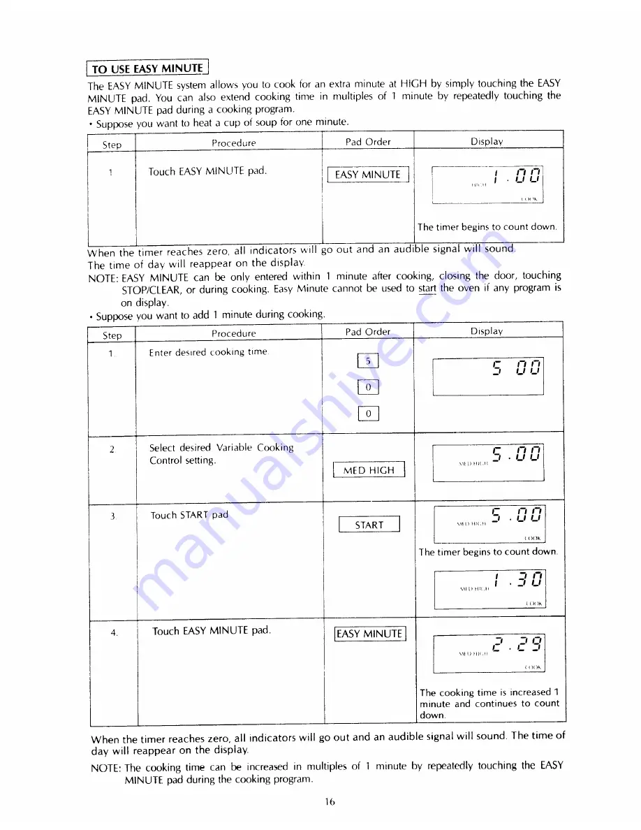 KitchenAid KHMC106 Use & Care Manual Download Page 16