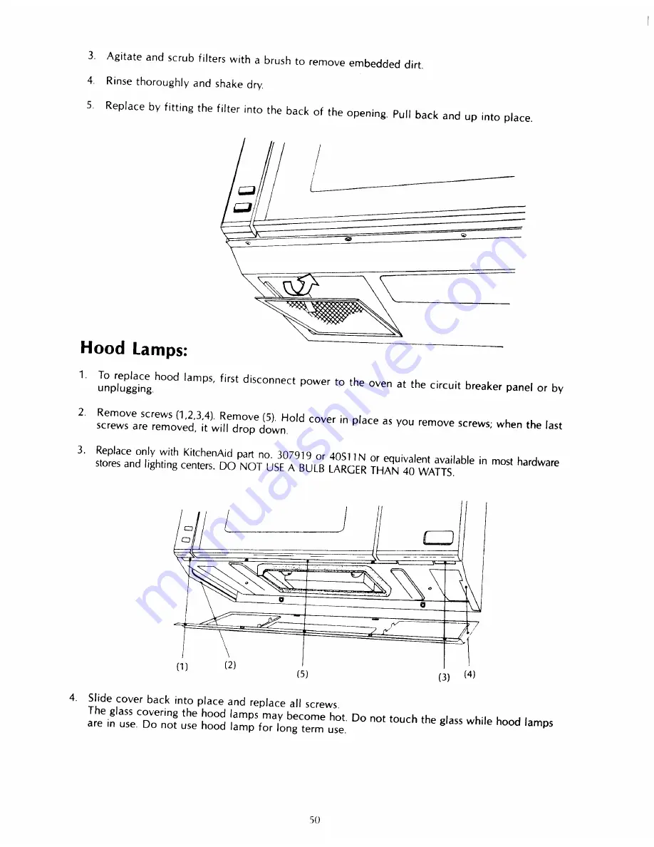 KitchenAid KHMC106 Use & Care Manual Download Page 50