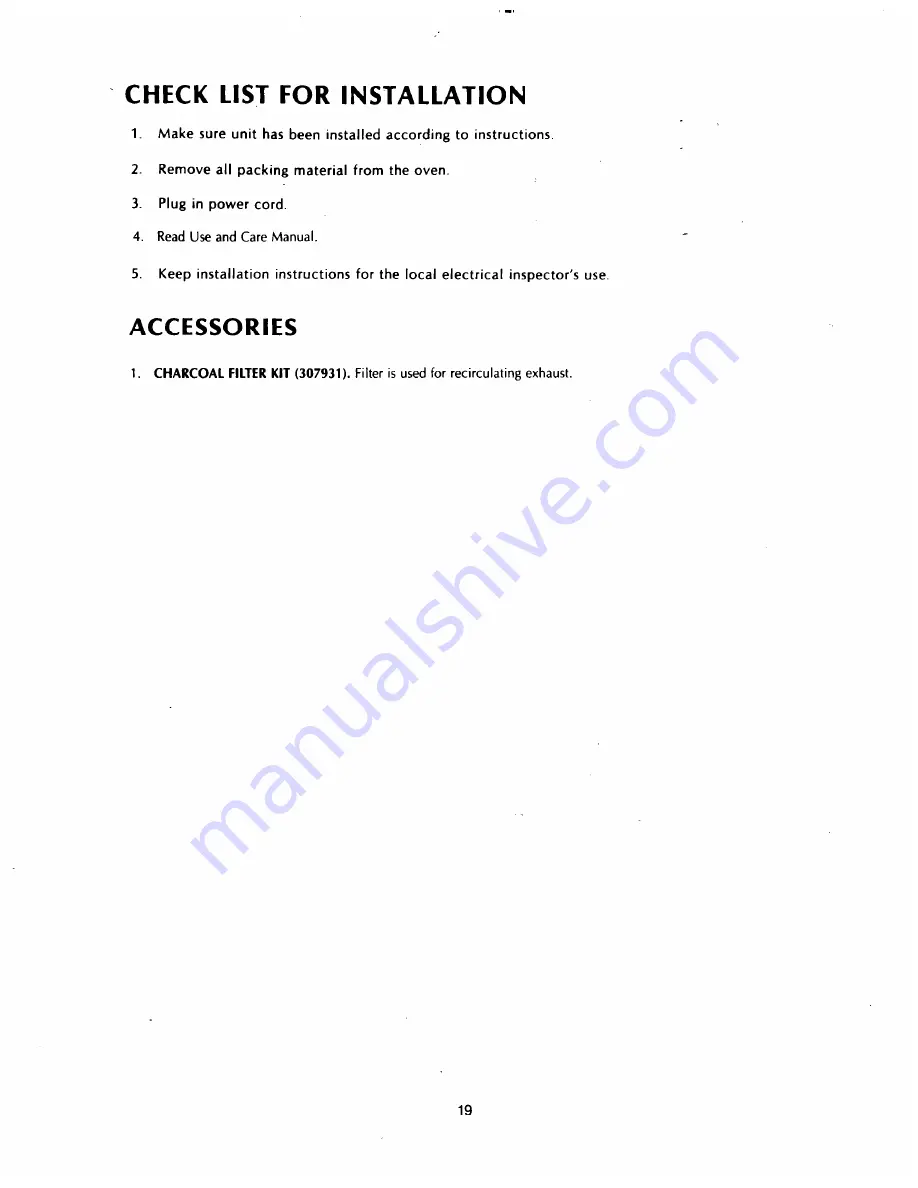 KitchenAid KHMS 105 Installation Instructions Manual Download Page 19