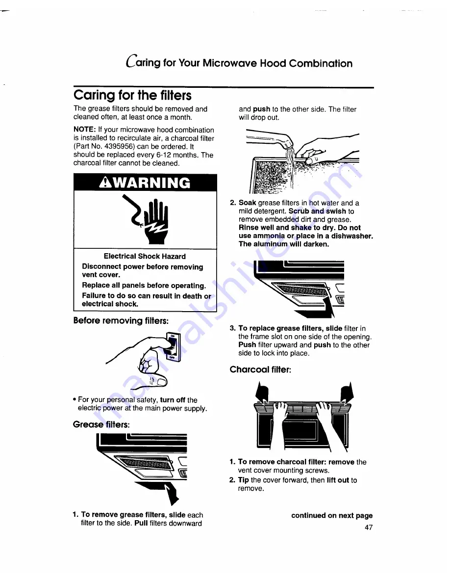 KitchenAid KHMS105E Use And Care Manual Download Page 47