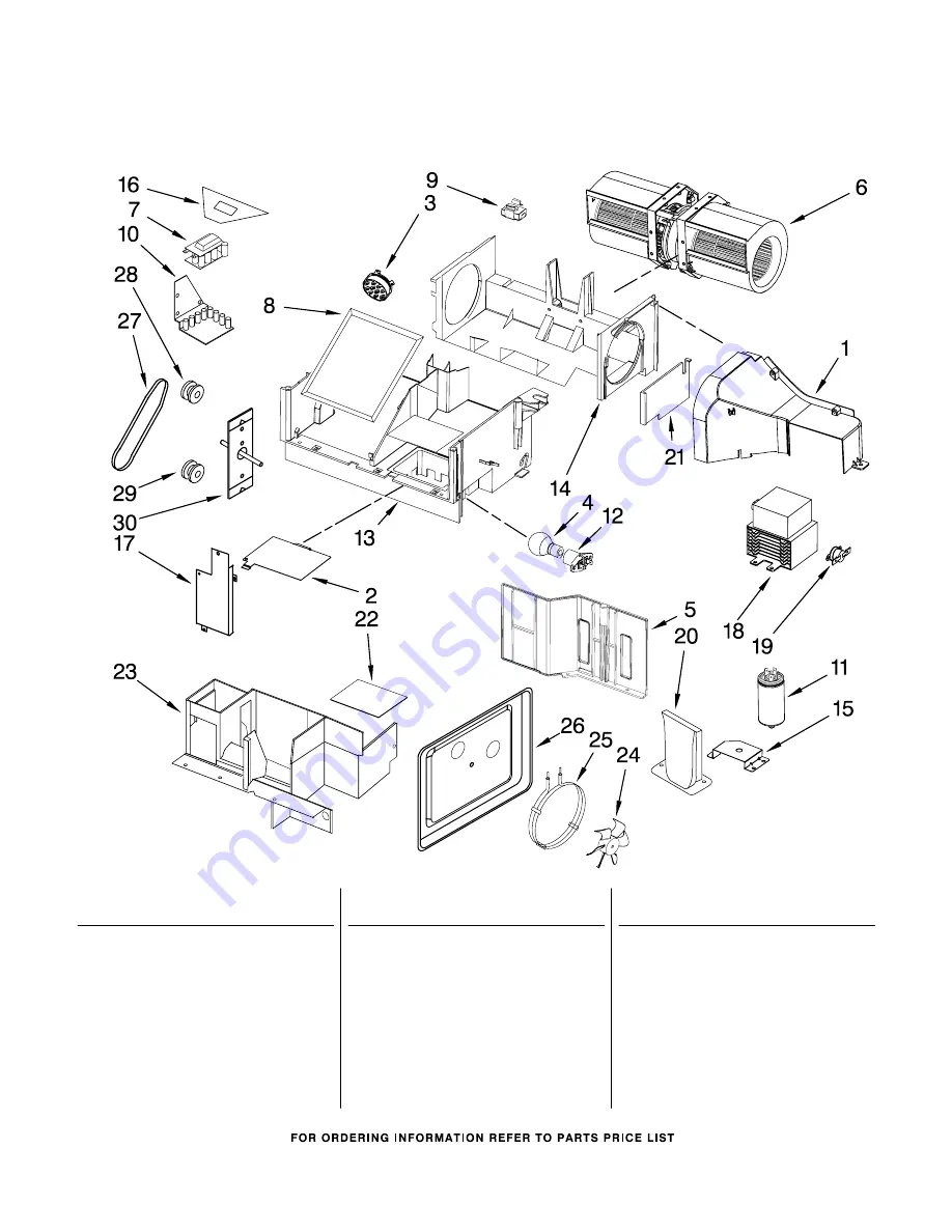 KitchenAid KHMS1857WBL0 Parts List Download Page 5