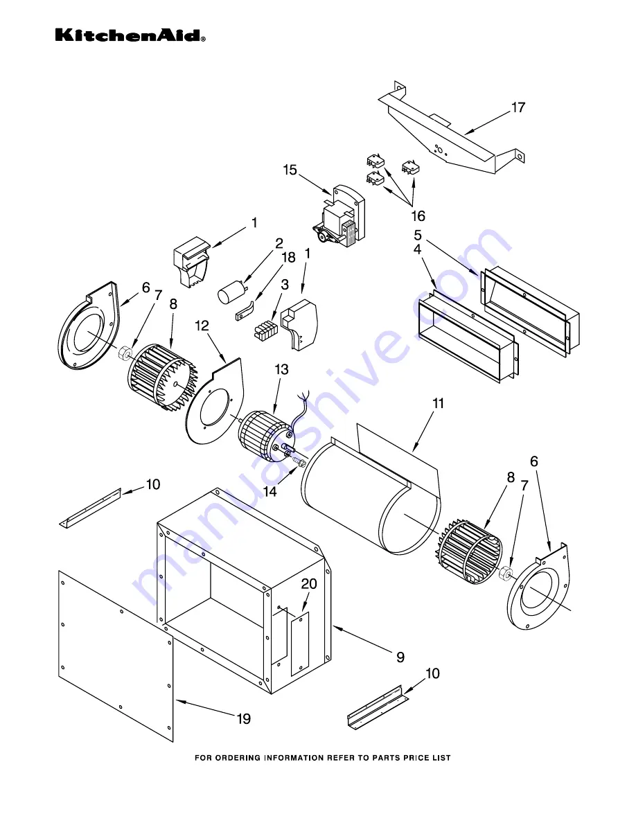 KitchenAid KIRD801HSS0 Parts List Download Page 1