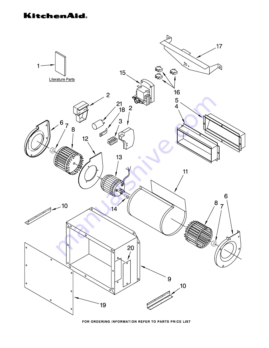 KitchenAid KIRD801HSS1 Parts List Download Page 1