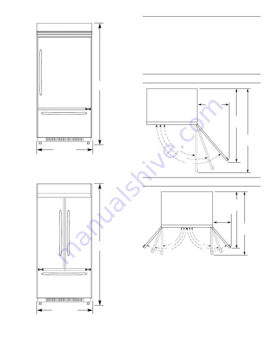 KitchenAid KitchenAid BOTTOM-MOUNT BUILT-IN REFRIGERATOR Installation Manual Download Page 63