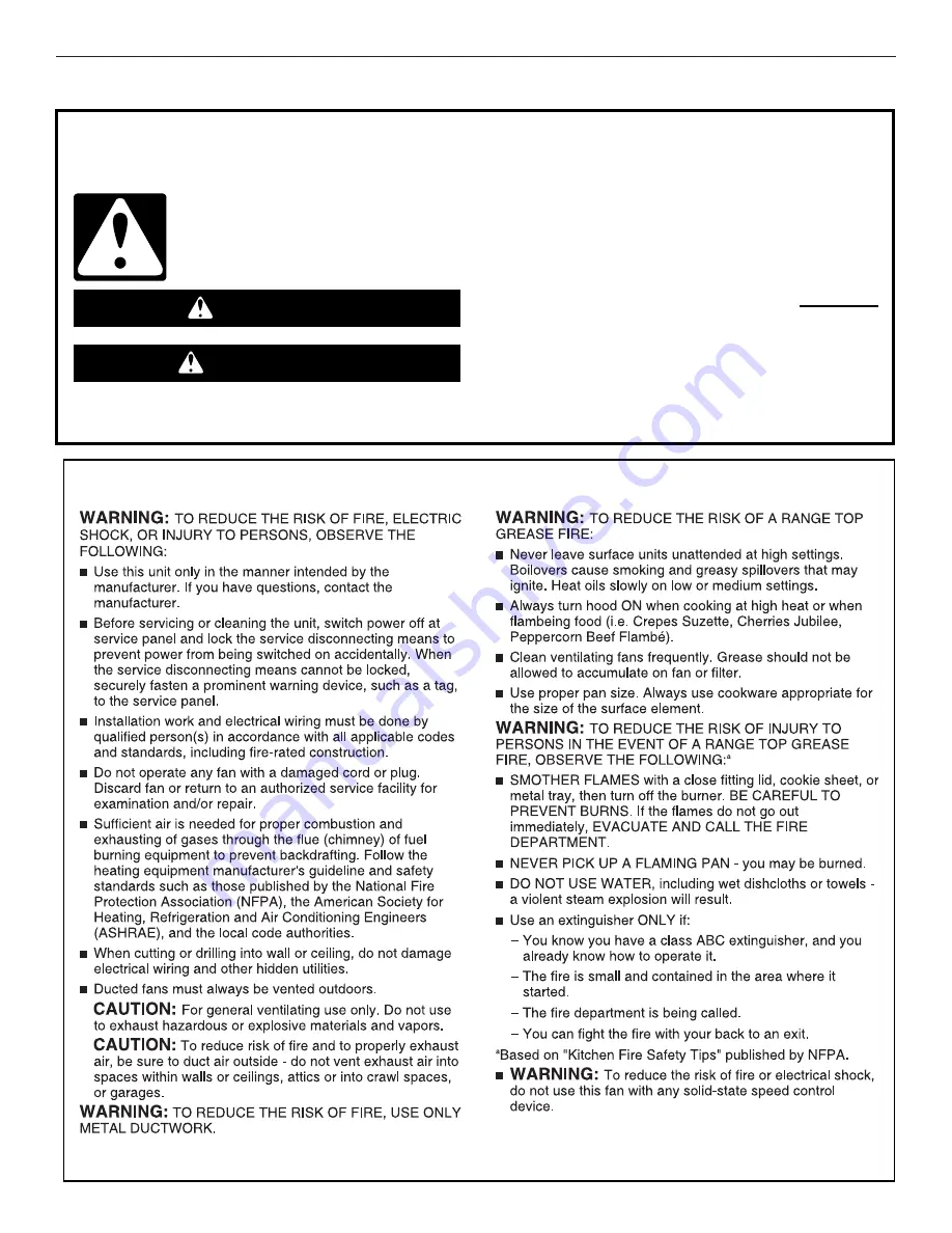 KitchenAid KitchenAid KVUC600KSS0 Installation Instructions And Use And Care Manual Download Page 3