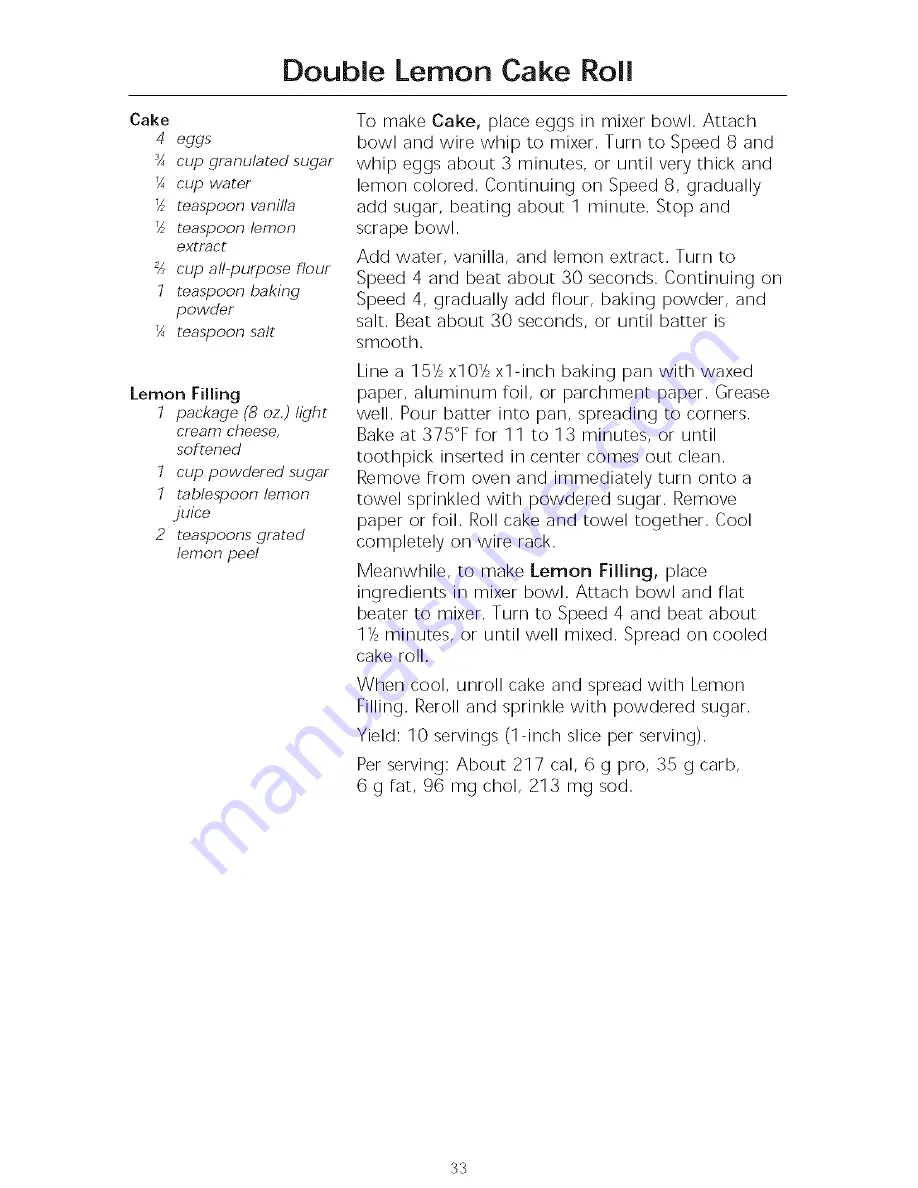 KitchenAid KL26M8XOB5 Instructions And Recipes Manual Download Page 120