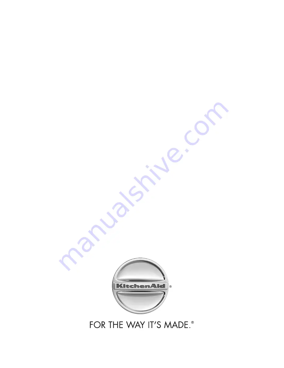 KitchenAid KMCX4510 Use And Care Manual Download Page 1