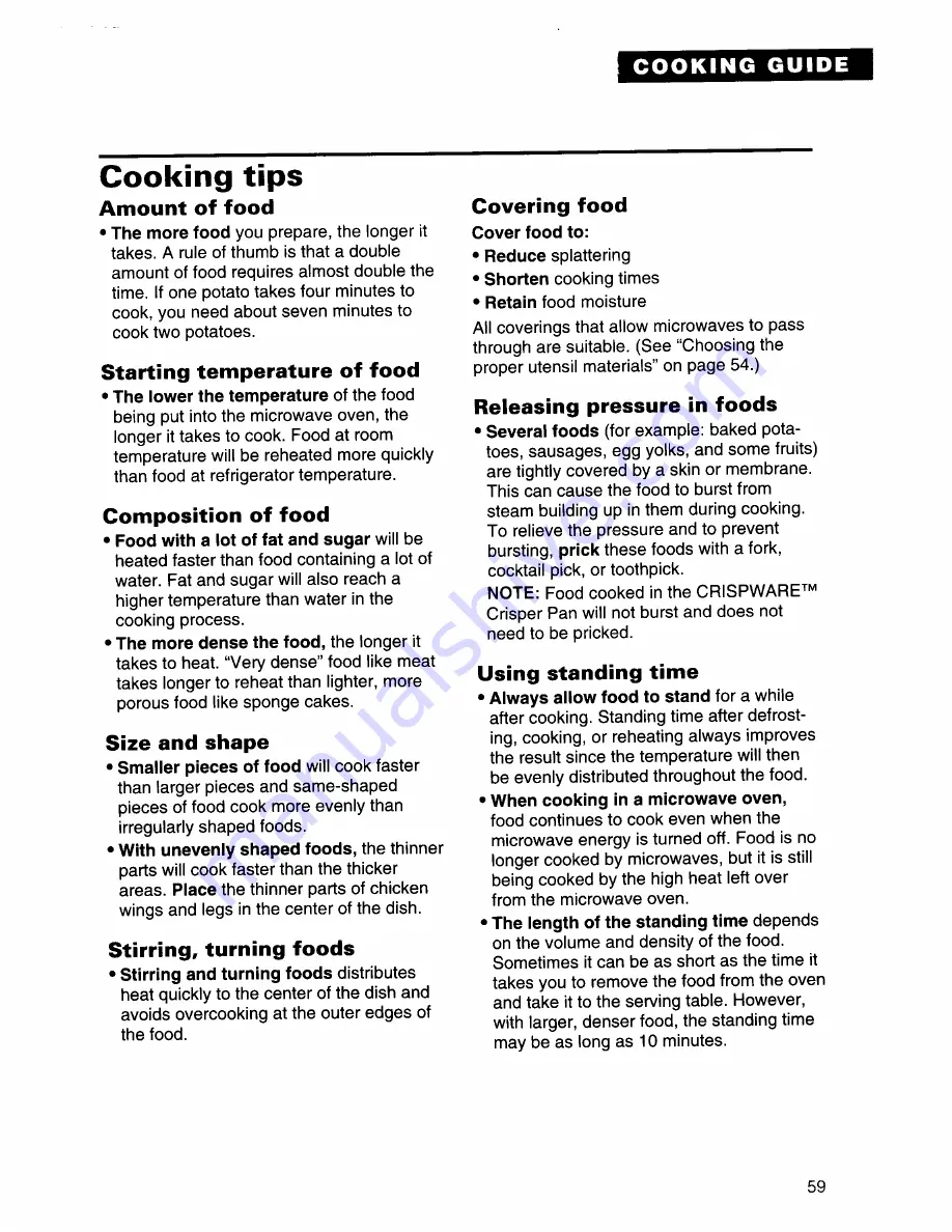 KitchenAid Krisp Use & Care Manual Download Page 59