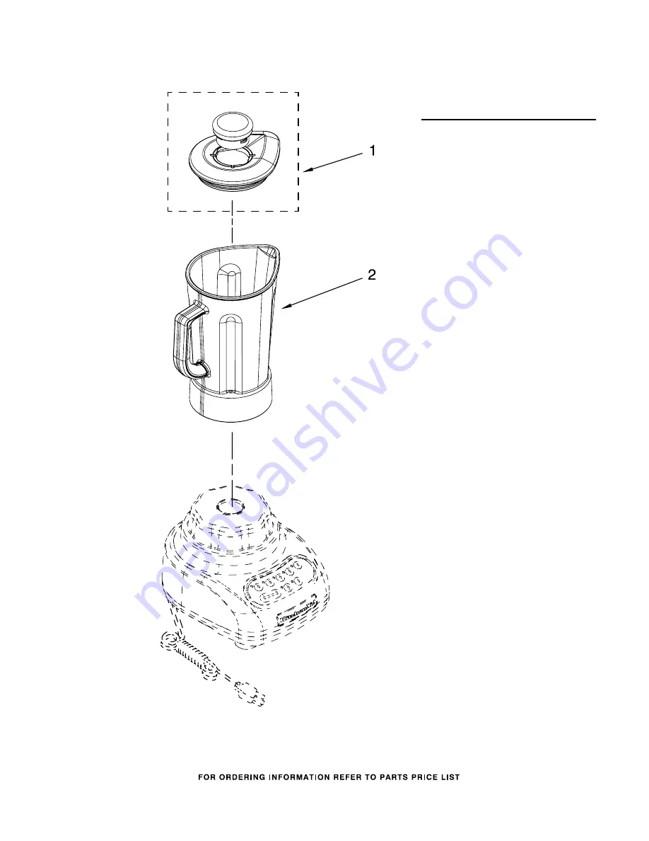 KitchenAid KSB560AQ - Martha Stewart - Collection Blender Parts List Download Page 3