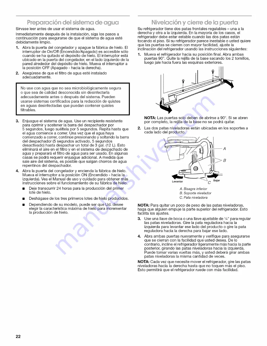 KitchenAid KSC Installation Instructions Manual Download Page 58