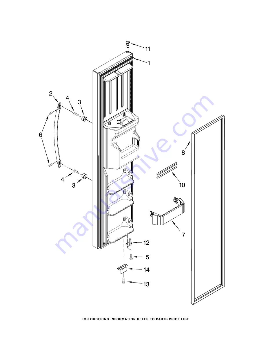 KitchenAid KSCS25FSBL02 Parts List Download Page 11